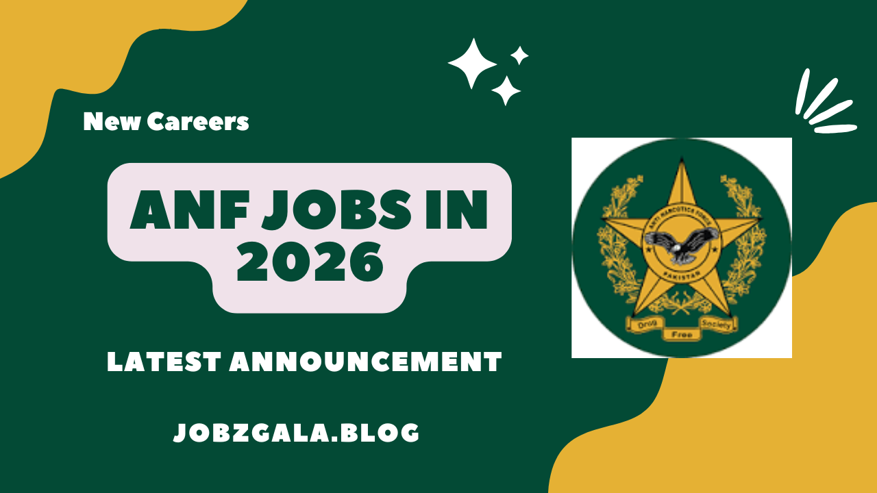 Anti Narcotics Force ANF Jobs in 2026