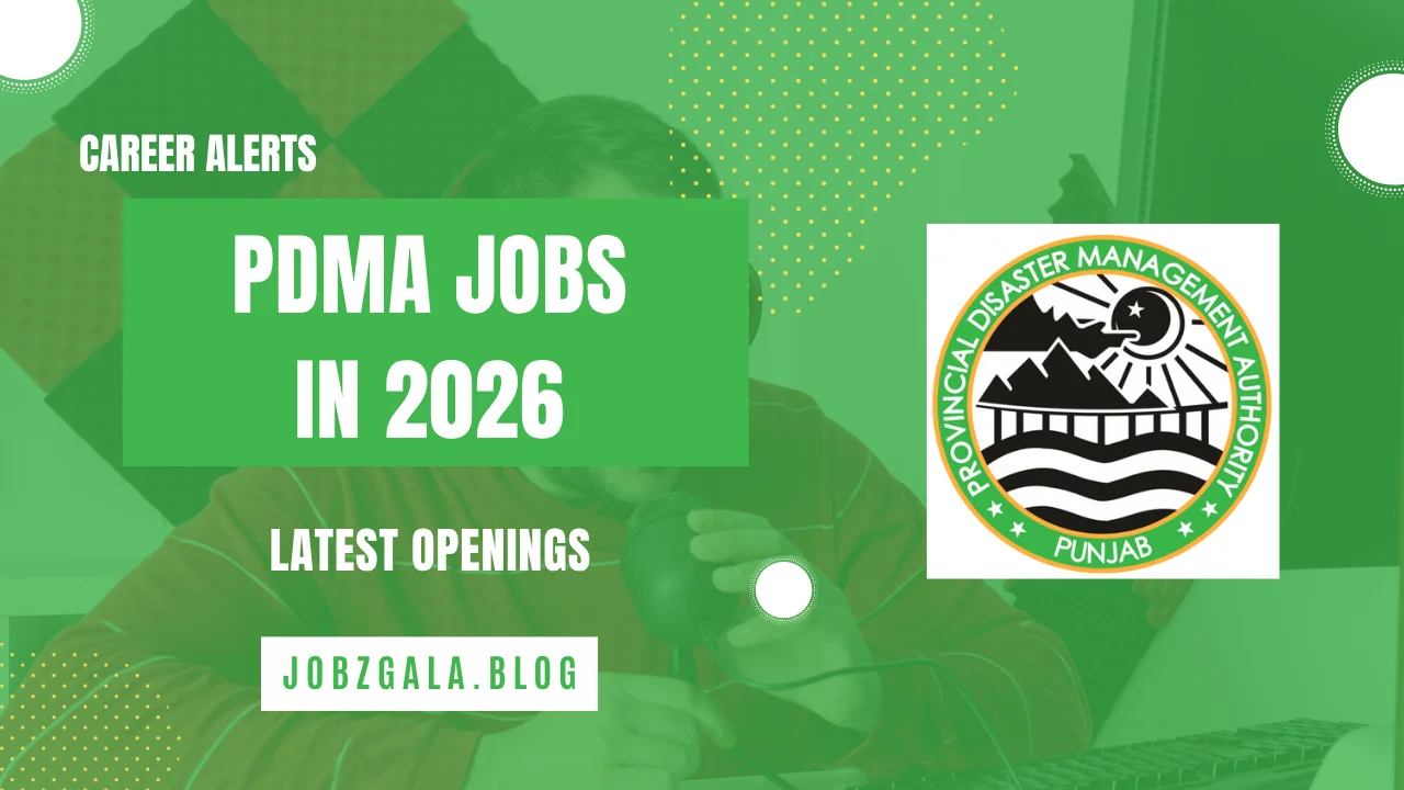Provincial Disaster Management Authority PDMA Jobs in 2026