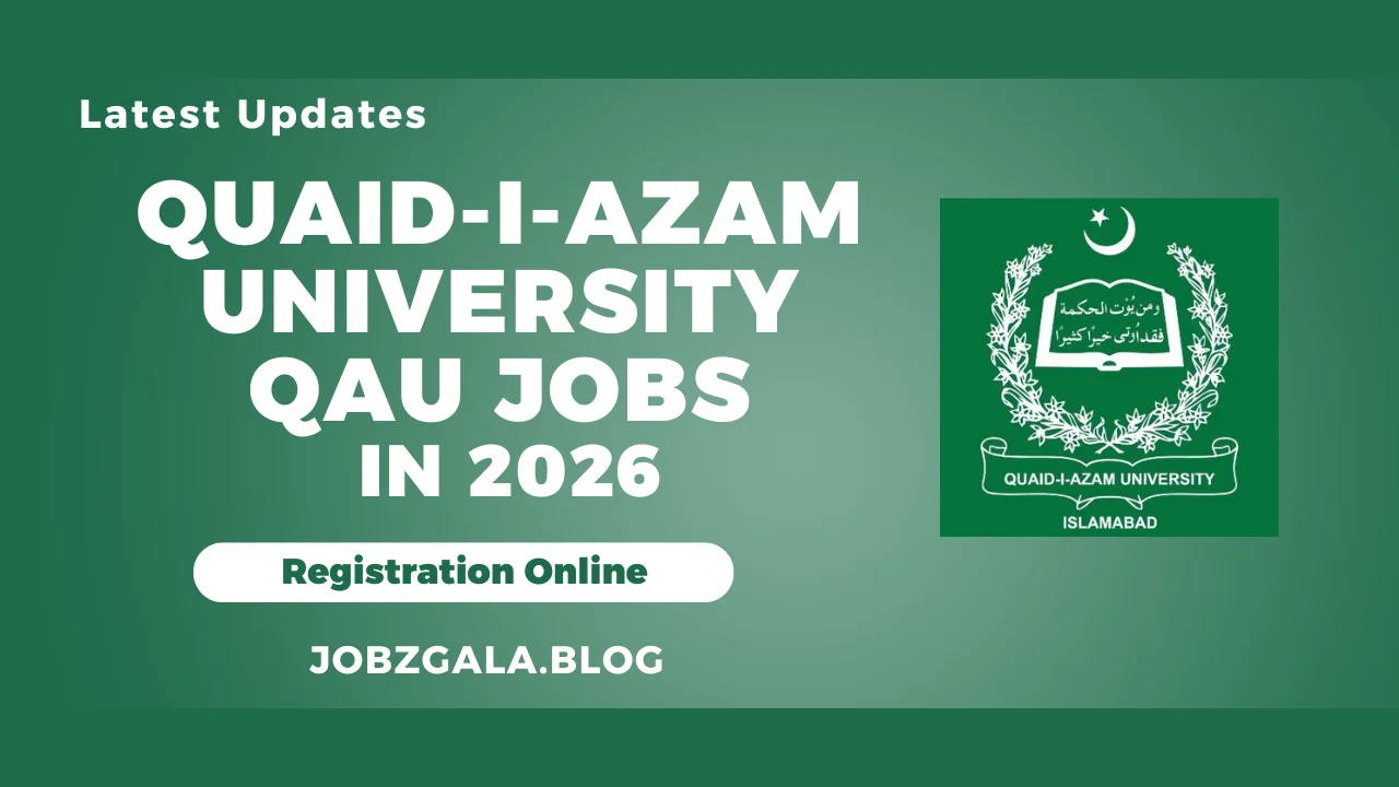 Quaid-i-Azam University QAU Jobs in 2026
